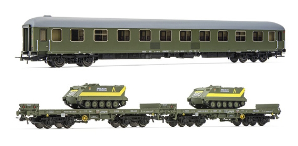 H0 mili E RENFE Militärwagen Set 3x, 4A, Ep.V, etc.................