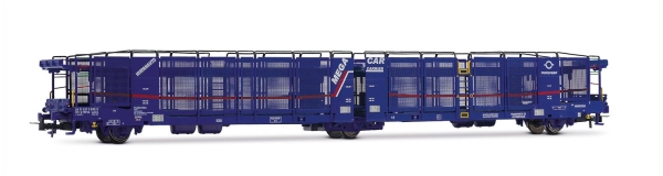 H0 E Transfesa Autotransportwagen, 3A, Ep.VI, blau, " Mega Car Carrier ", etc....................