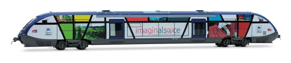 H0 F SNCF Dieseltriebwagen R X 73500 4A, Ep.VI, " Alsace ", Sound, etc,......................................................