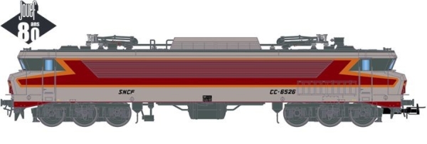 H0 F SNCF Elektrolokomotive CC 6526, 6A, Ep.IV,  L= 232mm, " Le Capitole ", etc........................................................... .........
