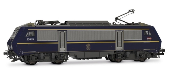 H0 F SNCF Elektrolokomotive BB 26019, 4A, Ep.VI, dunkelblau, Sound, etc............................................................
