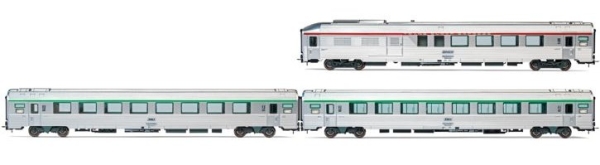 H0 F SNCF Reisezugwagen Set 3x, EC " Etoile du Nord, 1/ 2, 4A, Ep.V ", etc...............