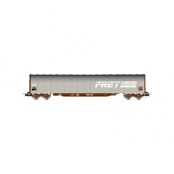 H0 F SNCF Schiebeplanenwagen Rils, 4A, Ep.V, grau, " Fret  " , etc.................................