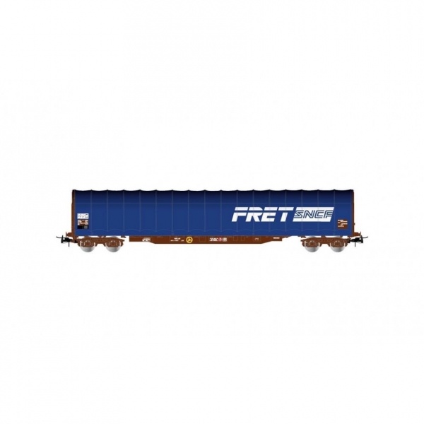 H0 F SNCF Schiebeplanenwagen Rils, 4A, Ep.V, blau, " Fret  " , etc................................