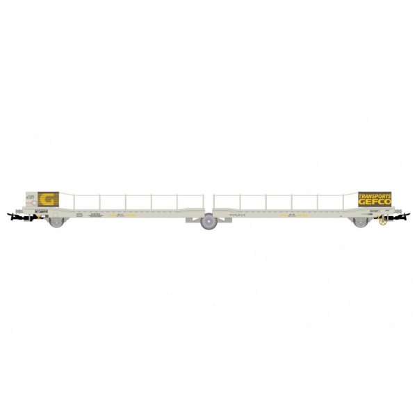 H0 GEFCO Autotransportwagen Ladks, 3A, Ep.V- VI, grau, etc.............................