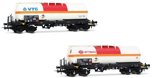 H0 F Kesselwagen mit Bremserbühne 4A, Ep.VI, " VTG Ermewa ", etc............................................