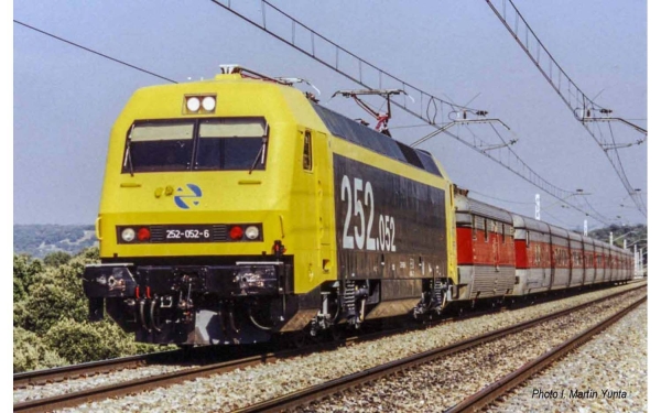 N E RENFE Elektrolokomotive 252, L= 122mm, 4A, Ep.V,   gelb/ schwarz, , etc....................