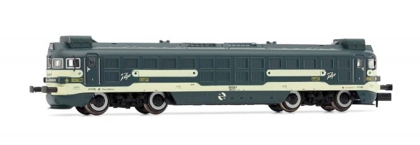 N E RENFE Diesellokomotive Talgo 354 003, 4A,  L= 118mm, Ep.V, blau/ beige, " Virgen de la Encarnacion " etc.......................