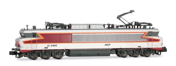 N F SNCF Elektrolokomotive CC 21003, 6A, Ep.IV, silbern, R= 192mm, L= 126mm, Sound, etc.....................................