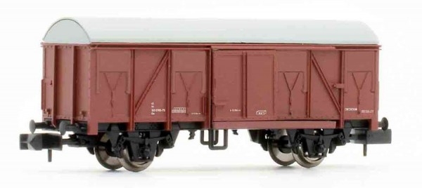 N E RENFE Güterwagen ged., 2A, L= 121mm, Ep.V, braun, etc.........................