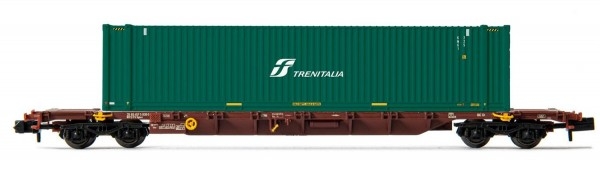 N I FS Containertragwagen bel., Sgnss, L=123mm, 4A, Ep.V- VI, " TRENNITALIA ", etc.........................