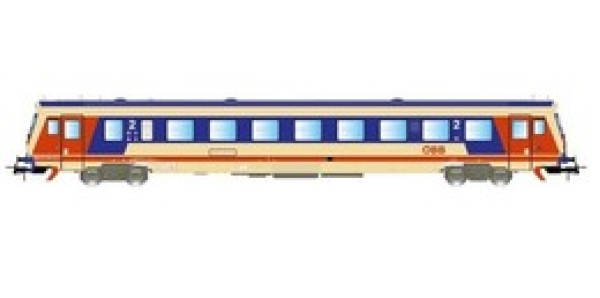 H0 A ÖBB Dieseltriebwagen R 5047 001- 2, 4A, Ep.VI, Sound, beige blau