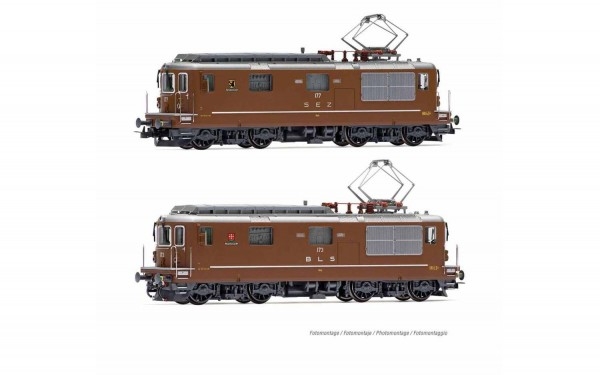H0 Ch BLS SEZ Elektrolokomotive Re 4/ 4, 173, 177, 4A, Ep.IV, braun,  etc...........................