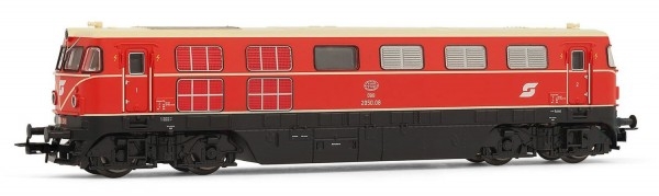 H0 A ÖBB Diesellokomotive 2050 , 4A, L= 204mm, Ep.IV- V,  blutorange, etc......................