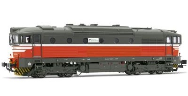 H0 PRI Diesellokomotive Mercitalia D753, rot- grau, Ep.VI, R=357mm, etc........................................