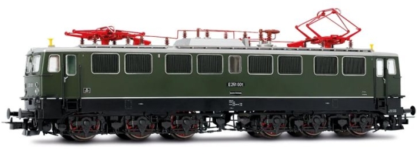 H0 D DR Elektrolokomotive E251 001, 6A, Ep.III, grün, L=215mm, schwarze Drehgestell, Sound, etc............................. H0 D DR Elektrolokomotive E251 001, 6A, Ep.III, grün, L=215mm, schwarze Drehgestell, Sound, etc.............................