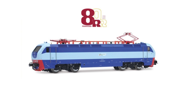 H0 I FS Elektrolokomotive E 402B, " Treni Turisti Italiani ", 4A, Ep.VI, L= 210mm, R= 357mm, etc....................................