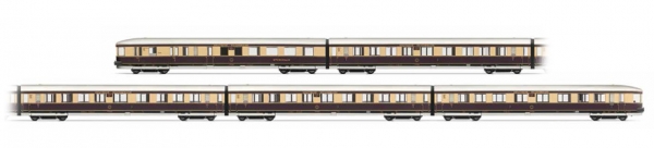 H0 D DRG Wagen Set, Henschel- Wegmann- Zug,  5x, 4A, Ep.II, beige