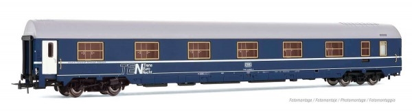 H0 D DB Schlafwagen Typ Mu ´TEN´, 4A, L= 303mm, Ep.IV, blau, Alu- Dach, etc........................