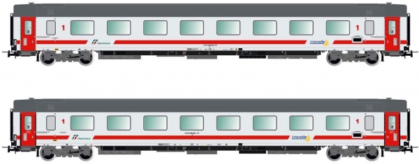 H0 I FS reisezugwagen Set 2x, 4A, Ep.VI, " Intercity Giorno ", etc........................