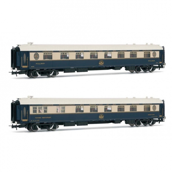 H0 Eu Speisewagen Set 2x, 4A, Ep.IV- V, " Venice Simplon Express ", etc................