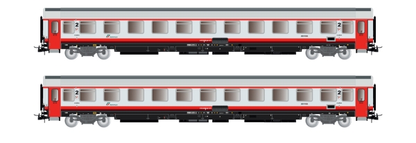 H0 I FS Reisezugwagen - Set 2x, UIC- 21, " Progetto 901 ", 4A, Ep.VI, etc..........................................