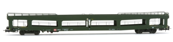 H0 D DB Autotransportwagen DDm 916, 4A, Ep.IV, grün, etc.....................................................