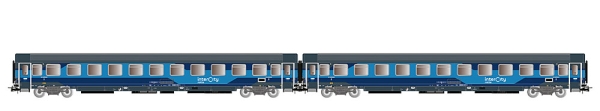 H0 I FS Reisezugwagen- Set 2x, Notte Farbe, 4A, Ep.VI, etc.............