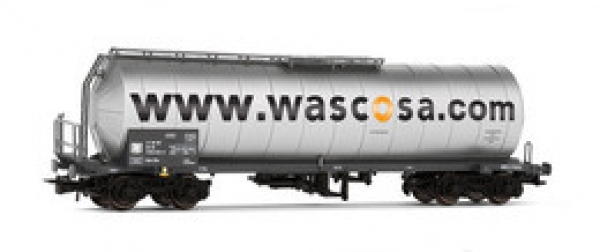 H0 Ch SBB Kesselwagen , 4A, Ep.VI, silber- schwarz- orange, " WASCOSA "