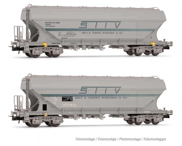H0 D DB, B SNCB Silowagen Set 2x,  L=352mm, 4A, Ep.IV, STIV Lackierung,  etc................