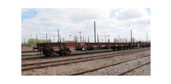 H0 D DB Flachwagen, Res, 4A, L=239mm, Ep.IV, schwarz - grau, etc....................