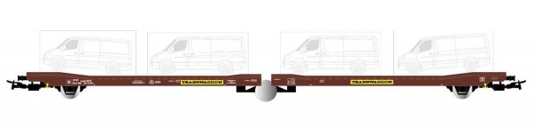 H0 Eu Autotransportwagen bel., Laads, 3A, Ep.V- VI, braun, etc.......................
