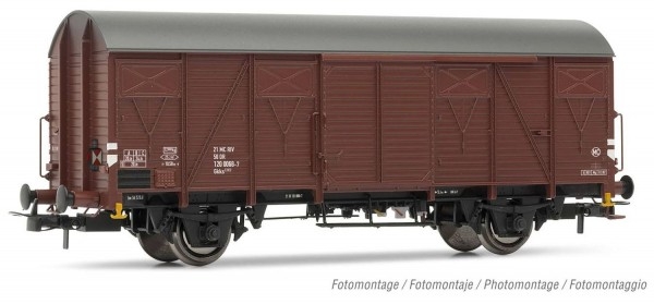 H0 D DR Güterwagen mit Schlusssignal  ged., Gs, 2A, Ep.IV, braun, etc.................