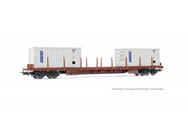 H0 I FS Flachwagen, RGs, bel., 4A, L=229mm, Ep.IV- V, " FIAT ",  etc....................