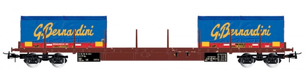 H0 I FS Flachwagen, Rgs, bel., 4A, VI, " Gruppo Bernadini ",  etc....................