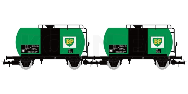 H0 I FS Kesselwagen Set 2x, 2A, Ep.IV, " BP ", etc.........................