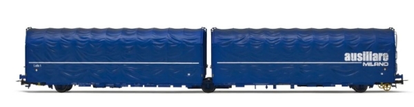 H0 I FS Schiebeplanenwagen Lails, 3achs., 3A, Ep.IV- V, " Ausiliare Milano ", etc......................................................