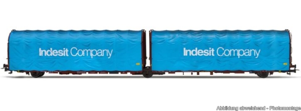 H0 I FS Schiebeplanenwagen Lails, 3achs., 3A, Ep.V, " Indesit Company ", etc......................................................