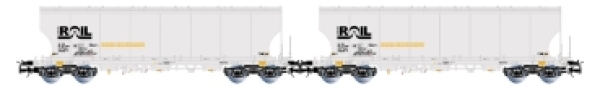 H0 PRI Getreidesilowagen-  Set 2x, 4A, Ep.VI, L=342mm, R= 357mm, grau, etc........................................