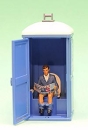 1 22 Figur Mann auf der Toilette / ohne Haus, etc.........................