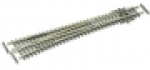N Gleis Code 55, Weiche links, Holzschwelle, 160mm, R 914mm, 8°, 10°, Herzstück leitend, etc....................................................................