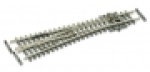 N Gleis Code 55 Weiche links, Holzschwelle, 123mm, R 305mm, 10°, Herzstück leitend, etc.....................................................................
