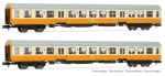N D DR Personenwagen Set 2x,  L= 330mm, Kl.2, 4A, Ep.IV,  " Städte- Express, etc.............................